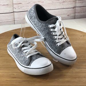 CoXist Women's Lace-Up Canvas Low-Top Sneakers Size 6 Heather Gray low top shoes